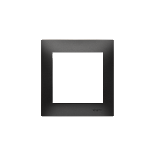 Simon 54 Premium Ramka 1-krotna PREMIUM IP20 / IP44 czarny DR1/49 KONTAKT