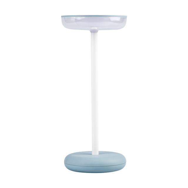 FLUXY LED IP44 BL Lampka stołowa bezprzewodowa FLUXY LED IP44 BL barwa ciepłobiała 3000K max 82Lm ko 37312 KANLUX