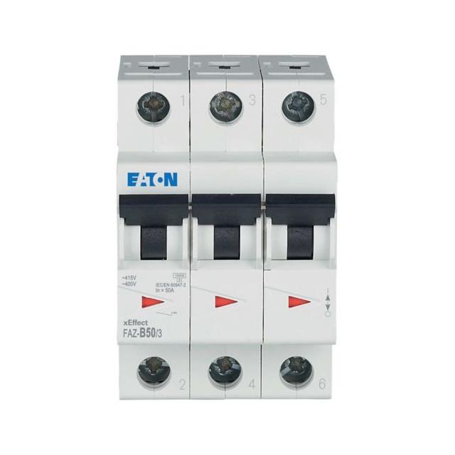 FAZ-B50/3 Wyłącznik nadprądowy 15kA B50A 3P 278852 EATON