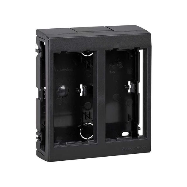 Simon Connect Obudowa natynkowa 2-modułowa 4x K45 szary grafit