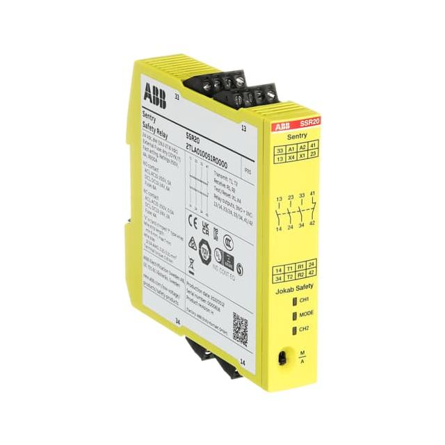 Przekaźnik bezpieczeństwa Sentry SSR20 24VDC