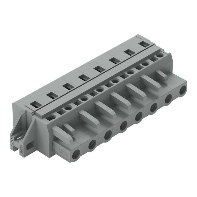 MCS-MIDI Classic gniazdo 8-bieg. szare raster 7,5 mm /25szt./ WAGO