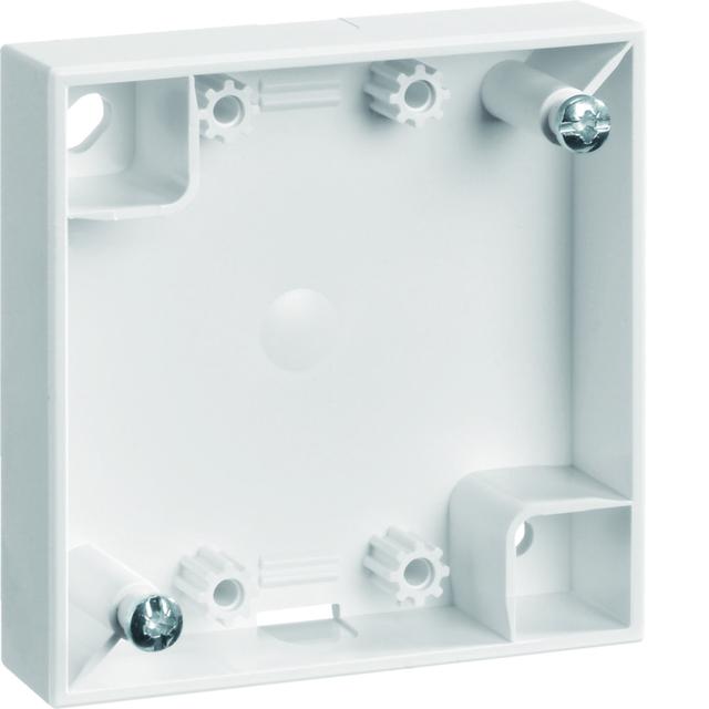 Integro Flow Puszka natynkowa 1-krotna płaska biały 911522529 HAGER
