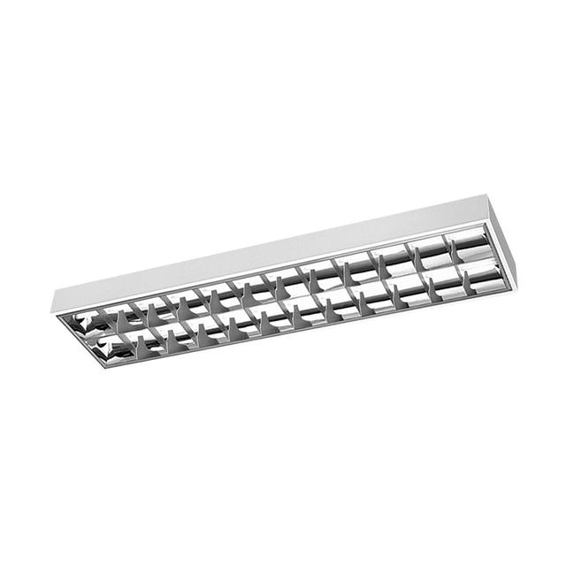 OPRAWA RASTROWA E, 2X36W, T8, EVG, PAR + POPRZECZKA "V"; NATYNKOWA, OPAKOWANIE X 1