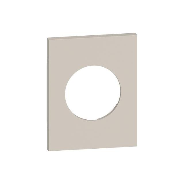 LIVING NOW - PLAKIETKA GNIAZDA 2P+Z SCHUKO - 3 MODUŁY - PIASKOWY BEŻ, Bticino