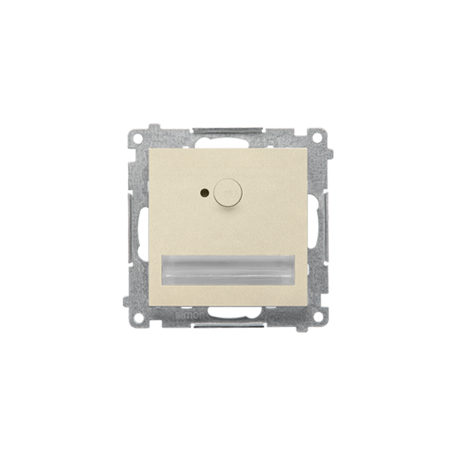 Simon 55 Oprawa oświetleniowa LED 230V z czujnikiem ruchu (1,2 W) Barwa neutralna 4200K Szampański m