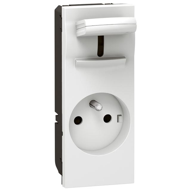 Mosaic Gn 2P+Z Z Łatwym Odłączeniem Wtyczki 5 Moduły Białe 16A-250V 077131 LEGRAND