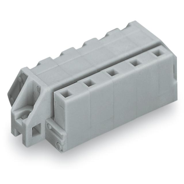 1-przewodowe gniazdo kątowe CAGE CLAMP szara /25szt./ 731-535/031-000 WAGO