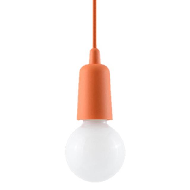 Sollux Lampa wisząca DIEGO 1 pomarańczowy SL.0584