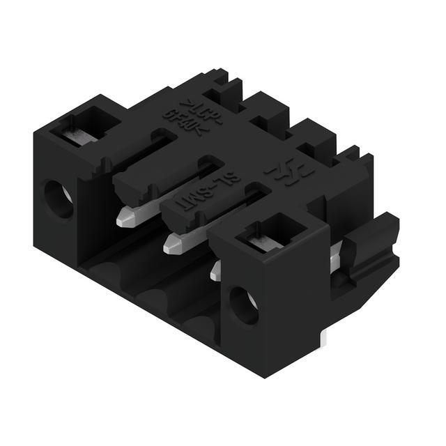 SL-SMT 3.50/03/90LF 1.5SN BK RL Wtyki PCB (złącza płyty), 3.50 mm, Liczba biegunów: 3, kąt odejścia: 90° /385szt./ 1805320000 WEIDMÜLLER