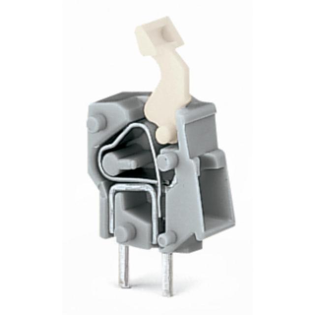 złączka do płytek drukowanych ciemnoszara raster 5/5,08 mm