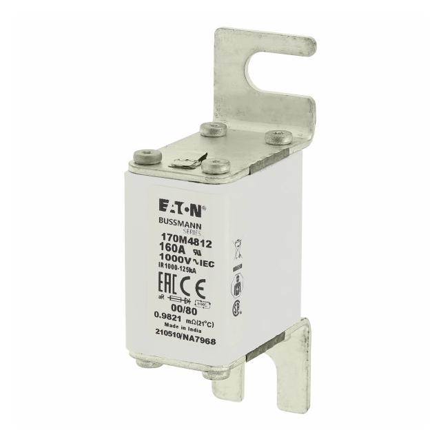 160A 1000V 00/80 aR INDICATOR FUSE Wkładka szybka 160A AC 1000V rozmiar 00 30x47x98 mm aR D 170M4812