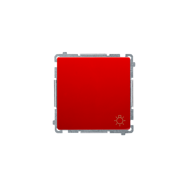 Simon Basic Przycisk światło 10A 250V szybkozłączka czerwony BMS1.01/22 KONTAKT