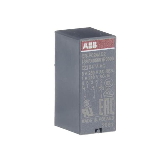Przekaźnik CR-P024AC2, A1-A2=24V AC, 2 styki c/o 250V/8A 1SVR405601R0000 ABB