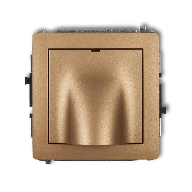 DECO Mechanizm wypustu kablowego złoty metalik