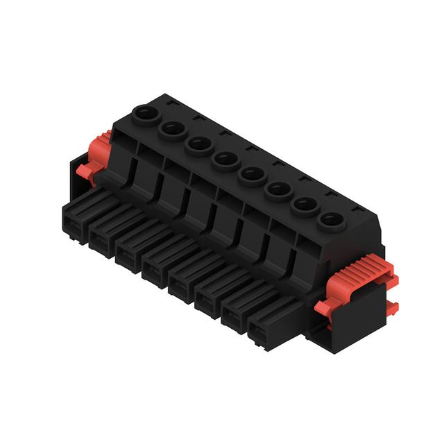 BUZ 10.16HP/08/180F AG BK BX Złącze kablowe do płytek drukowanych /12szt./ WEIDMULLER