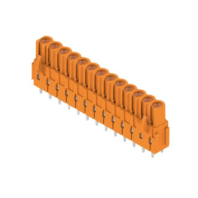 BLL 5.08/13/180B 3.2SN OR BX Wtyki PCB (złącza płyty), 5.08 mm, Liczba biegunów: 13, kąt odejścia: 180° /24szt./ 1682840000 WEIDMÜLLER