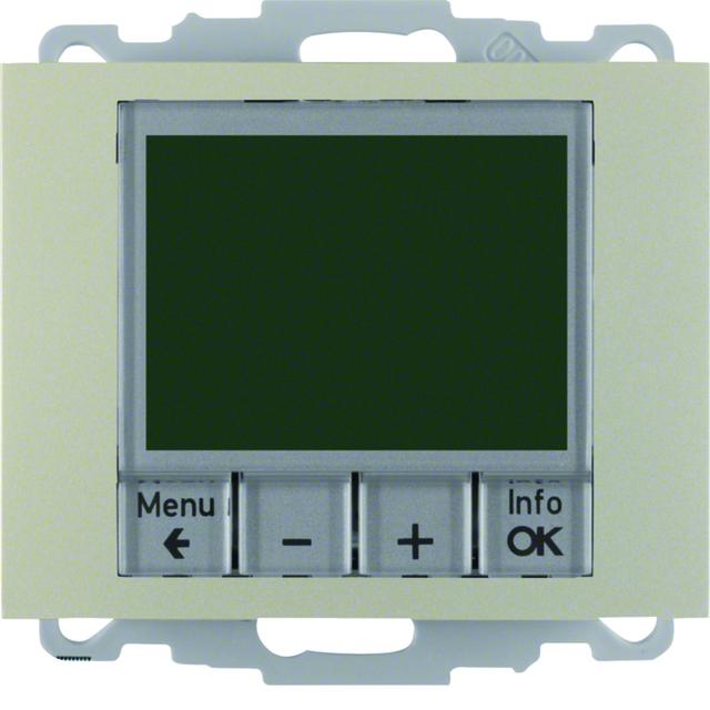 BERKER K.5 Regulator temperatury ze sterowaniem czasowym z stykiem zwiernym i elementem centralnym s