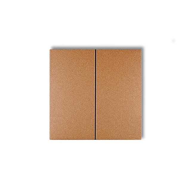 Klawisze podwójne do łączników DECO, FLEXI (komplet dwóch sztuk) złoty metalik
