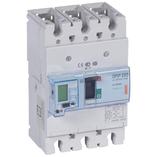 Wyłącznik DPX3 250 El+P 3P 250A 25Ka 420409 LEGRAND