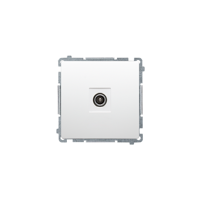 Simon Basic Gniazdo antenowe pojedyncze końcowe biały (zastępuje BMAK1.01/..)