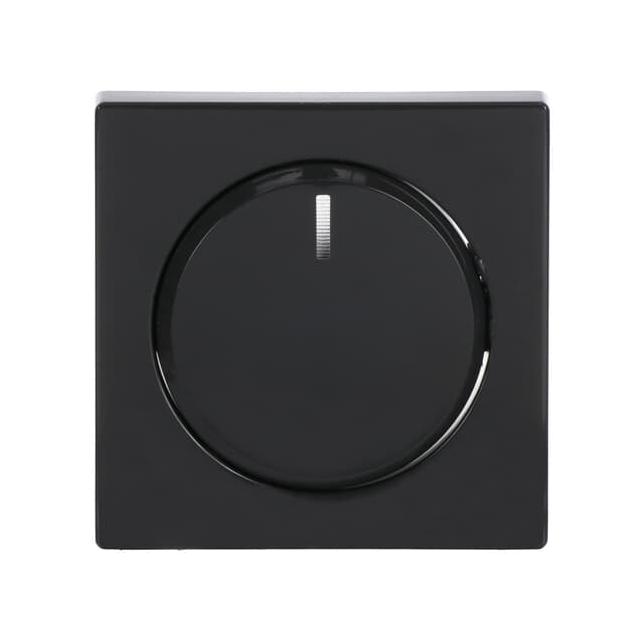 CARAT/FUTURE  Pokrywa z pokrętłem i lampką neonową Podwyższona konstrukcja Do ściemniaczy Busch-Dimm