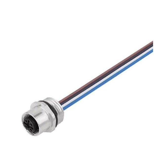 SAIE-M12B-5-0.2V-HW-M16 Złącze okrągłe, do wbudowania (z kablem), nr katalogowy 2036550000
