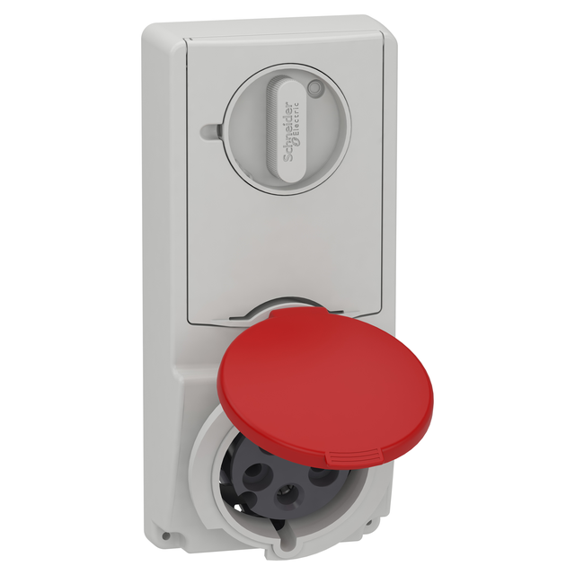 Gniazdo Pratika 380/415V, 32A, 3P+N+Z, IP44