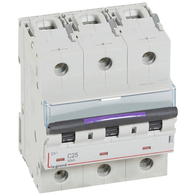Wyłącznik Nadprądowy S323 C25 3P 25A 50Ka DX3 410163 LEGRAND