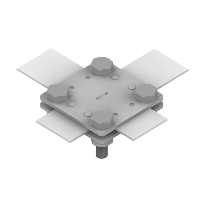 Złącze krzyżowe 2 płytki, 4 x M10 B do 40 mm /OG/