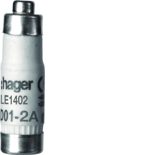 Wkładka bezpiecznikowa D01 gG 2A 400VAC LE1402 HAGER