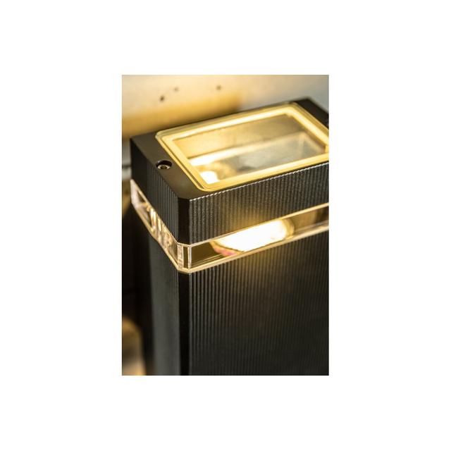 Oprawa ścienna dwukierunkowa NESSA GU10 MAX.2x50W IP54 AC220-240V 50/60Hz czarna GTV LD-NESSAGU10D-20 GTV Poland