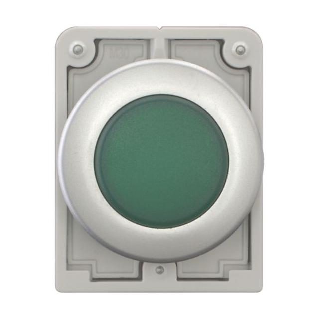 M30C-FL-G Główka lampki sygnalizacyjnej 30mm płaska zielona 183283 EATON