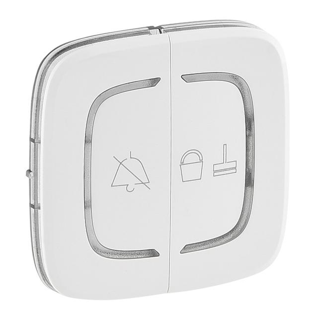 MY HOME VALENA ALLURE - KLAWISZ HOTELOWY PODWÓJNY BIAŁY, Legrand