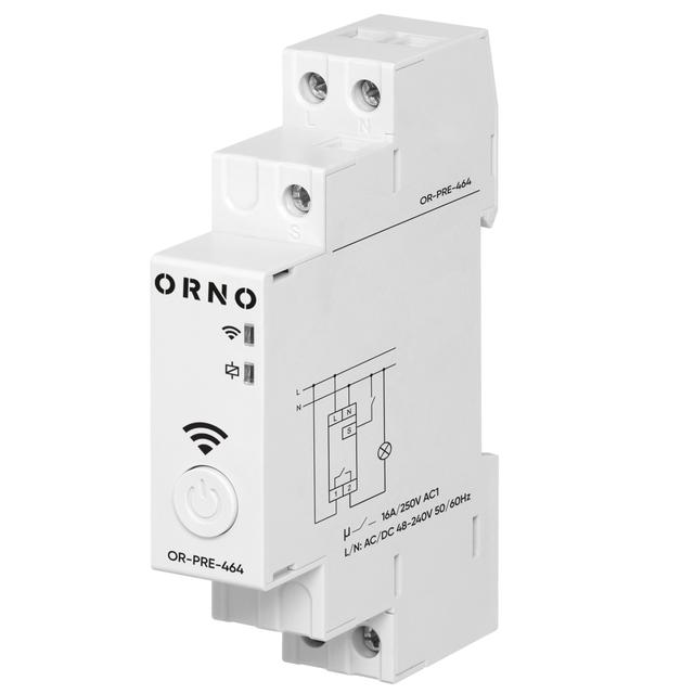 Elektroniczny programator astronomiczny i czasowy, 1 wyjście przekaźnikowe max.16A/230V, szerokość 1