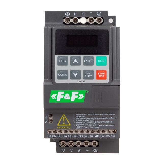 Falownik miniaturowy trójfazowy Pmax=4,0 kW Uwe=3x400 V AC Iwe=10,5 A Uwy=3x400 V AC Iwy=9,0 A FA-3H