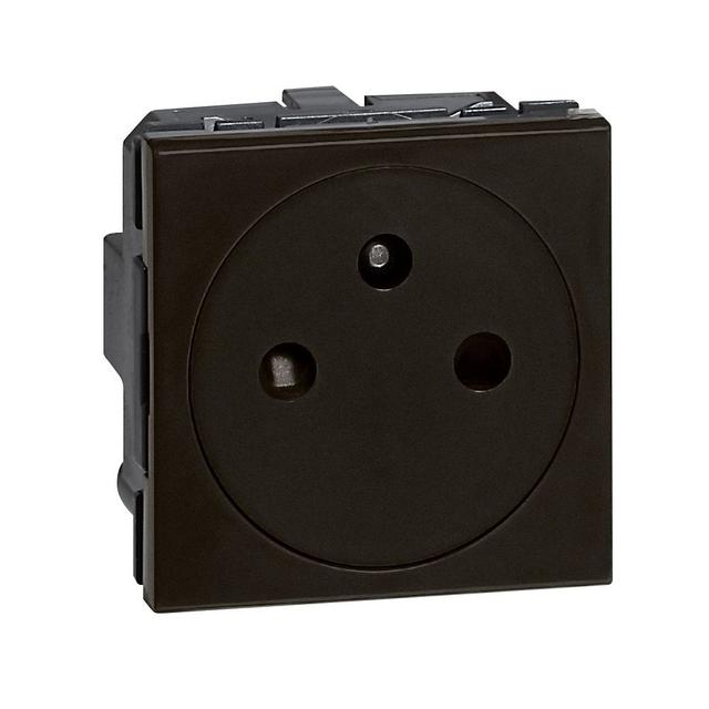 Mosaic - Gniazdo 2P+Z 16A - 250 V - Zaciski Automatyczne - 2 Modułowe - Antracyt 079121L LEGRAND