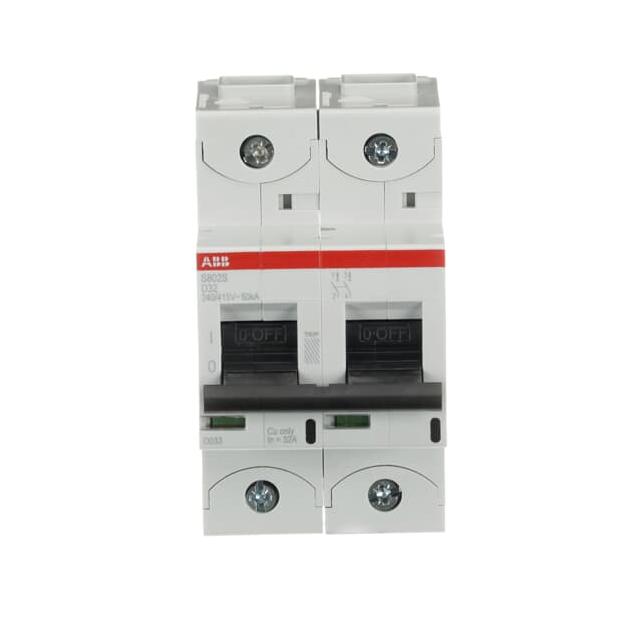 S802S-D32 Wyłącznik nadprądowy 50kA 2P D32A 2CCS862001R0321 ABB