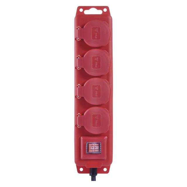 Przedłużacz gumowy czerwony 10m 1,5mm IP44 P14101 EMOS