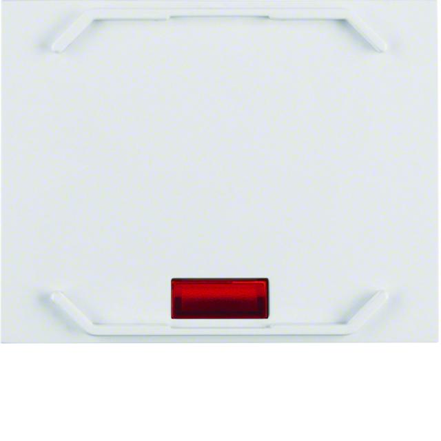 BERKER K.1 Klawisz z 5 dołączonymi soczewkami i prowadnicą do załączania ustami biały 16617109 HAGER