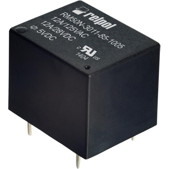 Przekaźnik miniaturowy 1Z 12A 9V DC do płytek drukowanych RM50N‑3021‑85‑1009 2614657 RELPOL