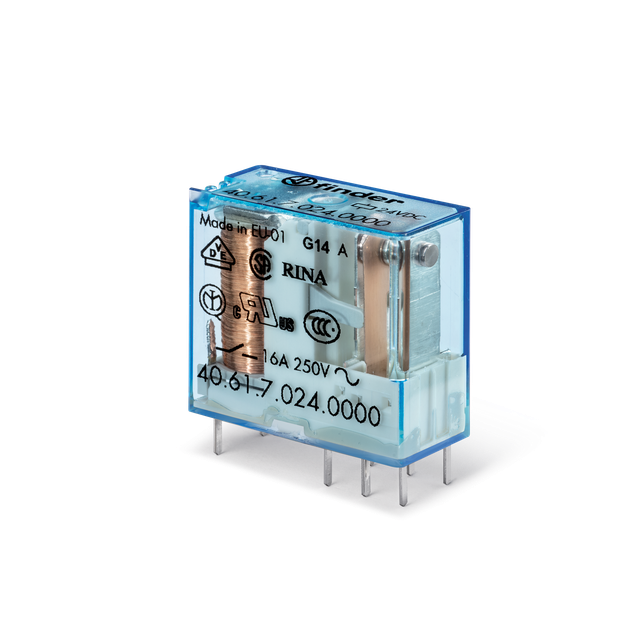 Przekaźnik miniaturowy serii 40: 1Z 16A 36V DC 40.61.9.036.4301 /50szt./ FINDER
