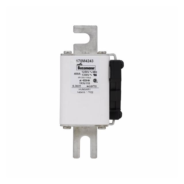 FUSE 400A 1250V 1KN/110 AR CU Wkładka szybka 400A AC 1250V rozmiar 1 53x69x138 mm aR DIN I 170M4243