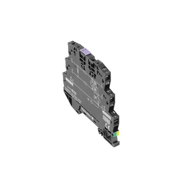 VSSC6 CL 24VAC/DC 0.5A Odgromnik (sieci przesyłu danych/technologia MCR), Ochrona przeciwprzepięciowa, MSR, Analogowe, Liczba sygnałów: 1, AC/DC, 24 V, 34 V, 500 mA, Zacisk /10sz 1064170000 WEIDMÜLLER