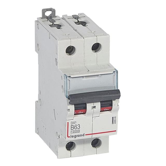 Wyłącznik Nadprądowy S 312 2P B63A 10000A DX3 408948 LEGRAND