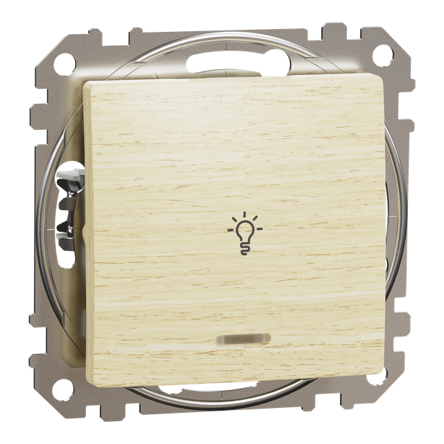 Sedna Design & Elements, przycisk światło, brzoza