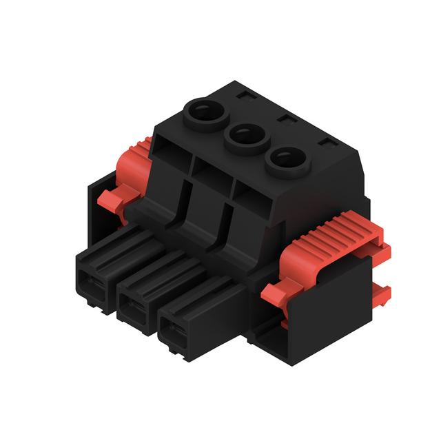 BUZ 10.16HP/03/180F AG BK BX Złącze kablowe do płytek drukowanych /24szt./ WEIDMULLER