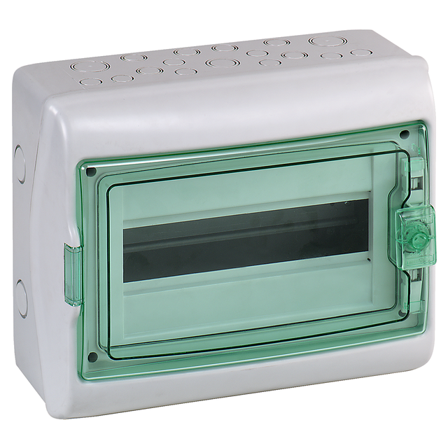 Obudowa natynkowa Kaedra IP65 KDR-1-18-NT-T drzwi transparentne 1 rząd 18 modułów/rząd