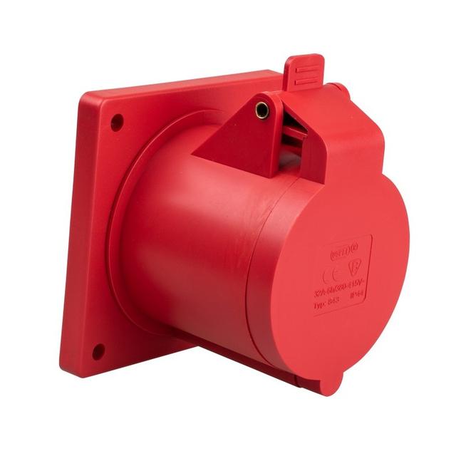 Gniazdo siłowe do wbudowania 32A 3P + uziemienie