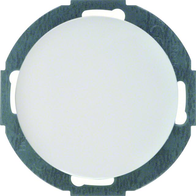 BERKER R.classic Zaślepka z płytką czołową biały połysk 10092079 HAGER